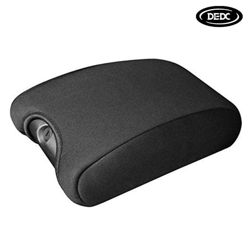 DEDC Neoprene Center Console Armrest Pad Cover for Jeep Wrangler JK Sahara Sport Rubicon X & Unlimited 2011 2012 2013 2014 2015 2016 2017 Black - Image 2